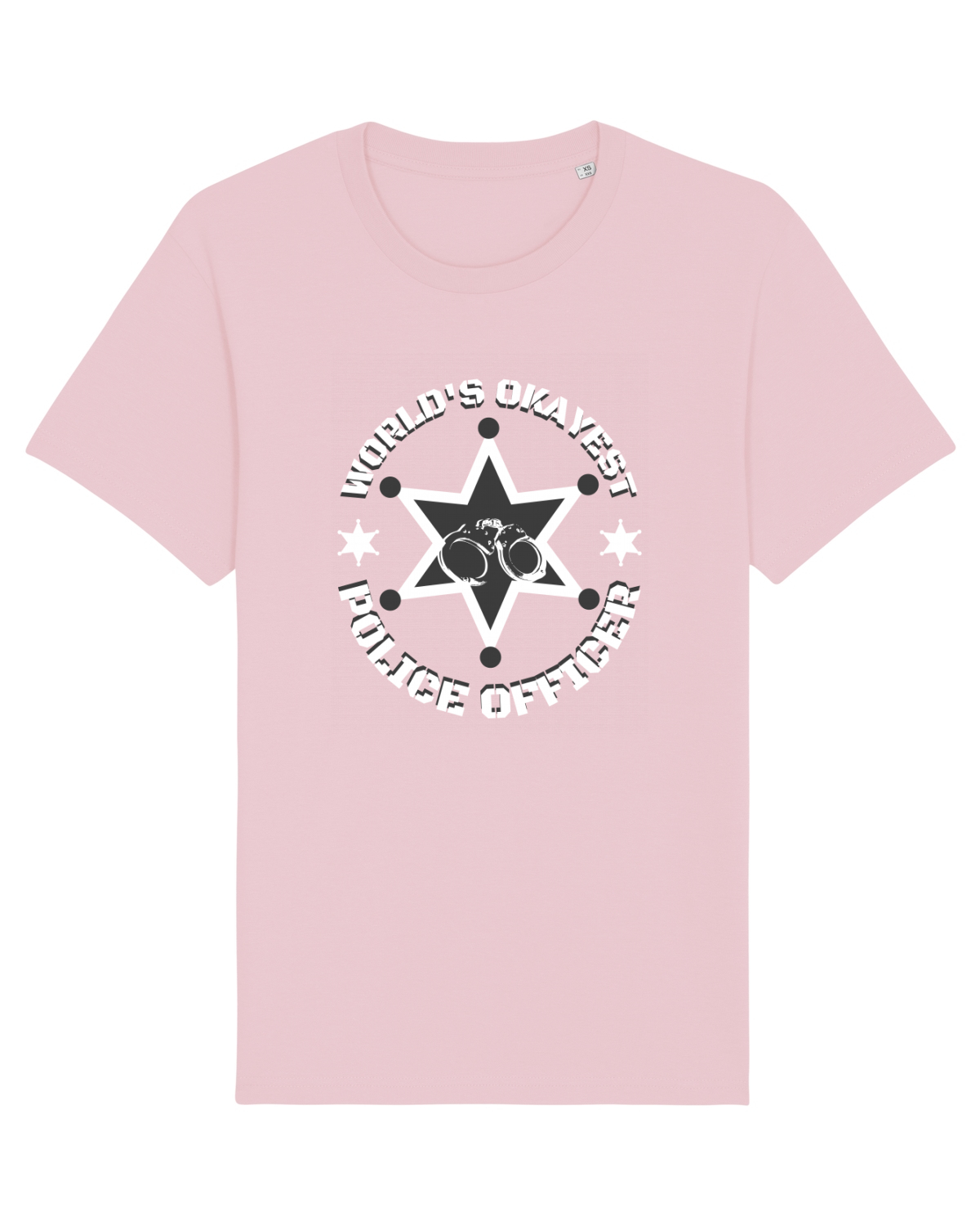 Tricou mânecă scurtă Unisex Rocker Cotton Pink