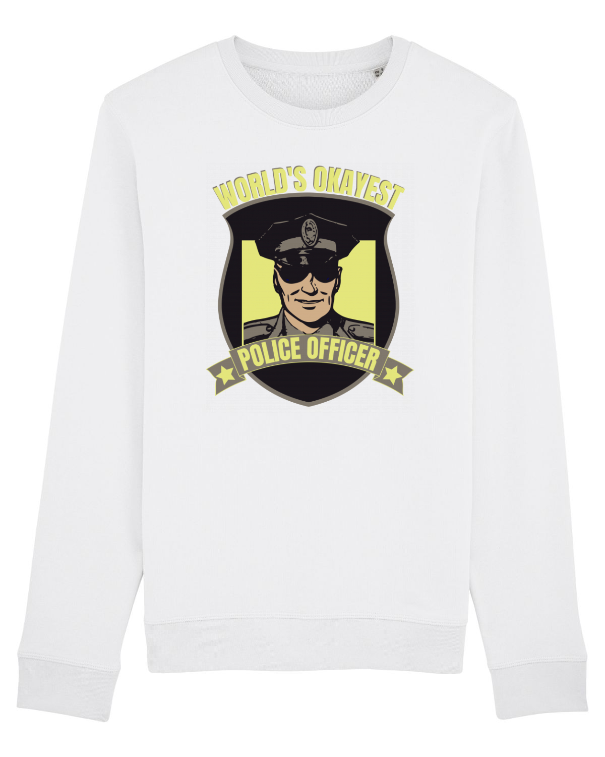 Bluză mânecă lungă Unisex Rise White