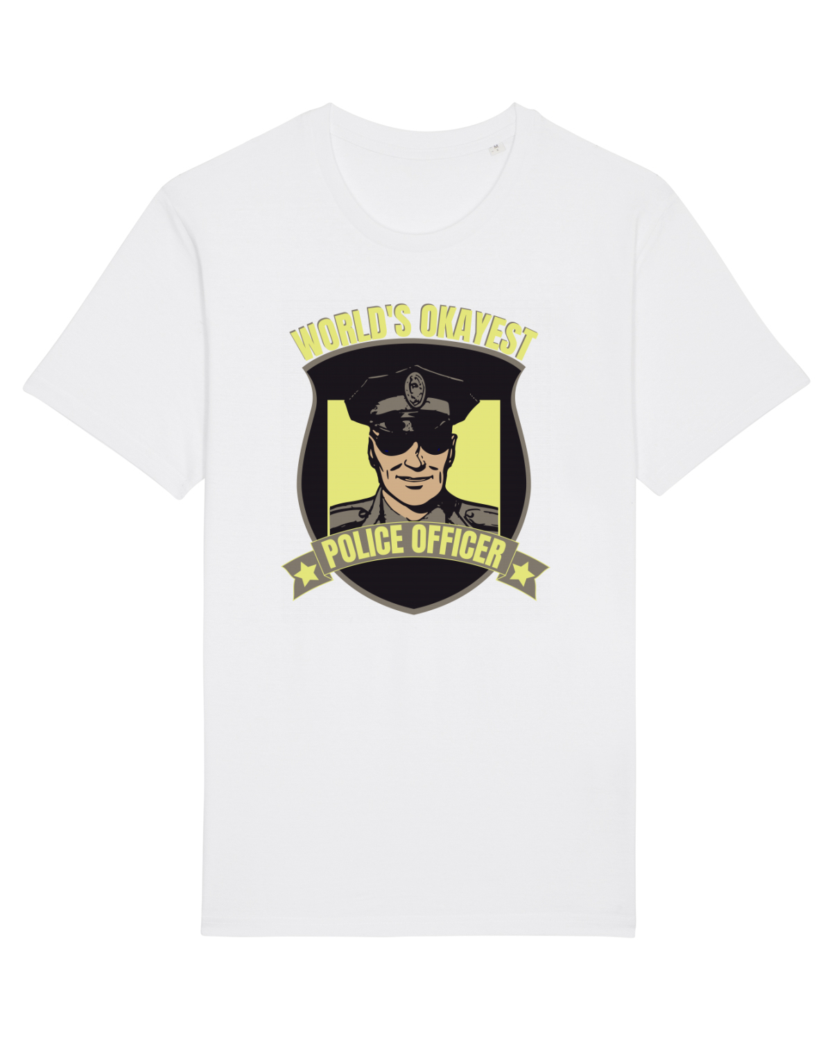 Tricou mânecă scurtă Unisex Rocker White