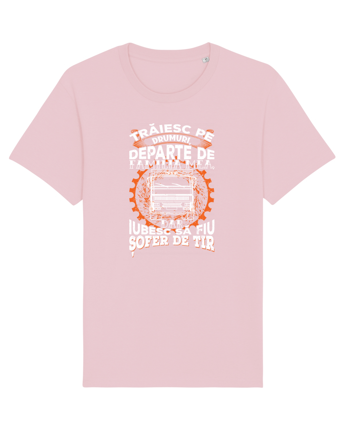 Tricou mânecă scurtă Unisex Rocker Cotton Pink