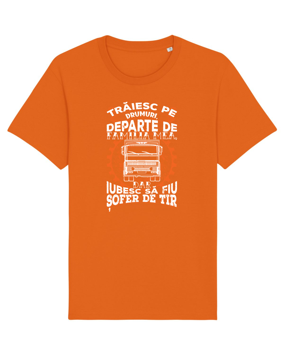 Tricou mânecă scurtă Unisex Rocker Bright Orange