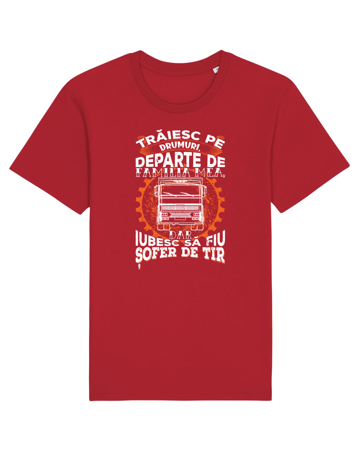 Tricou mânecă scurtă Unisex Rocker Red