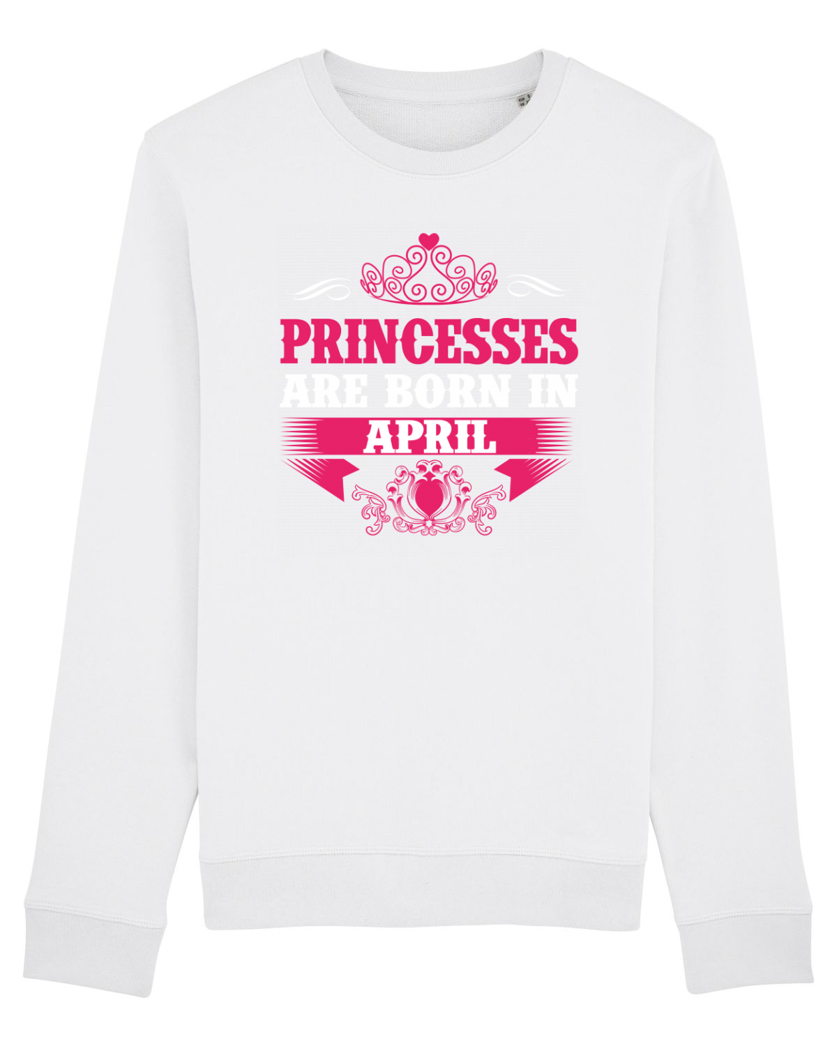 Bluză mânecă lungă Unisex Rise White