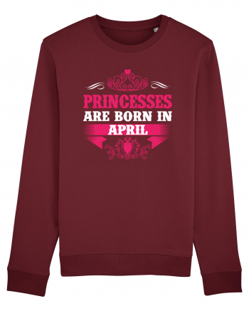 BORN IN APRIL Burgundy