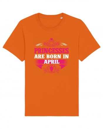 BORN IN APRIL Bright Orange