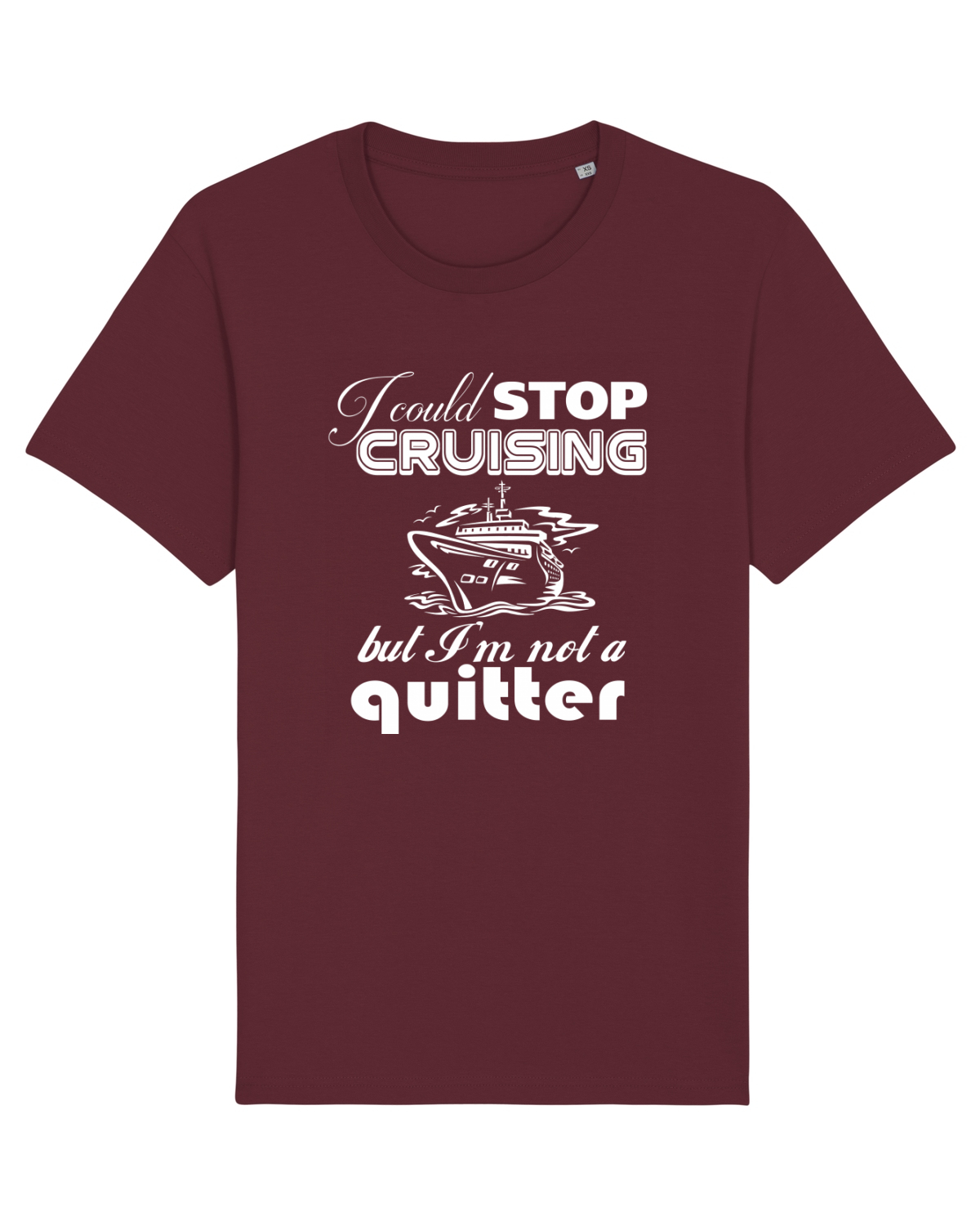 Tricou mânecă scurtă Unisex Rocker Burgundy