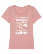 SKIING Tricou mânecă scurtă guler larg fitted Damă Expresser