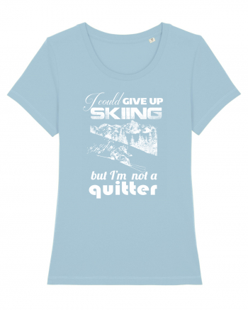 SKIING Sky Blue