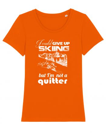 SKIING Bright Orange