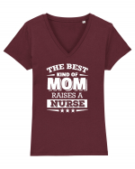 NURSE Tricou mânecă scurtă guler V Damă Evoker