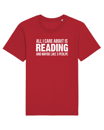 READING BOOKS Red