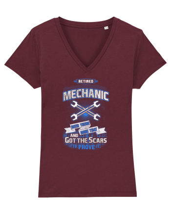RETIRED MECHANIC Burgundy