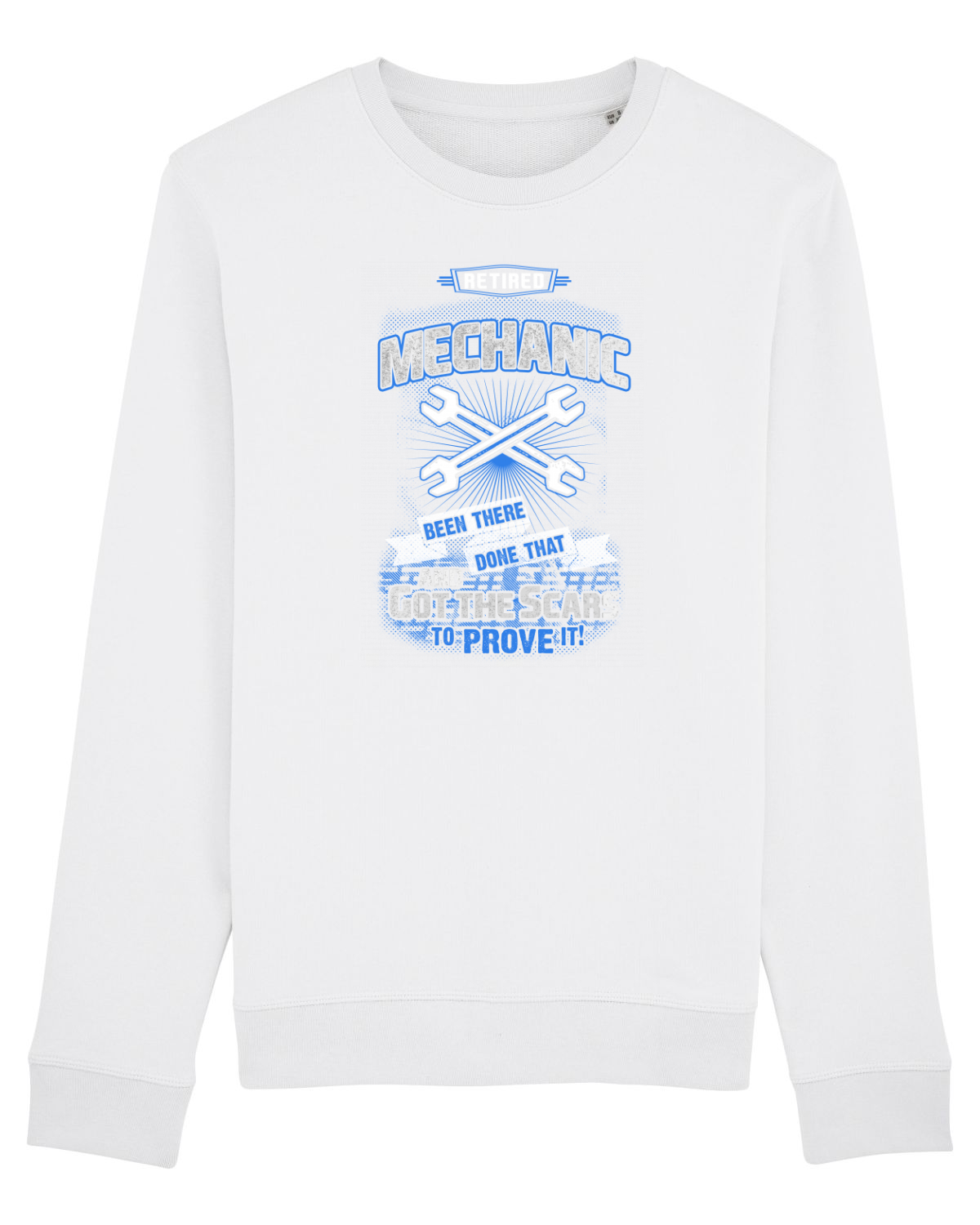 Bluză mânecă lungă Unisex Rise White
