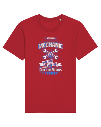 RETIRED MECHANIC Red