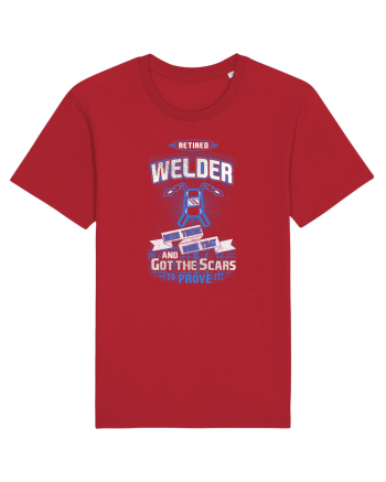 RETIRED WELDER Red
