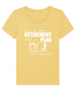 GOLF Tricou mânecă scurtă guler larg fitted Damă Expresser
