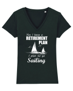 SAIL Tricou mânecă scurtă guler V Damă Evoker