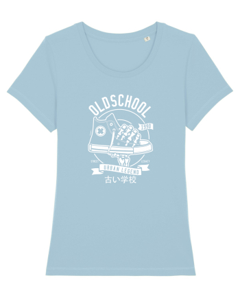 Old School Sneakers White Sky Blue