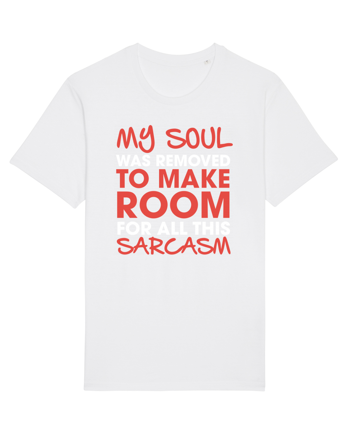 Tricou mânecă scurtă Unisex Rocker White