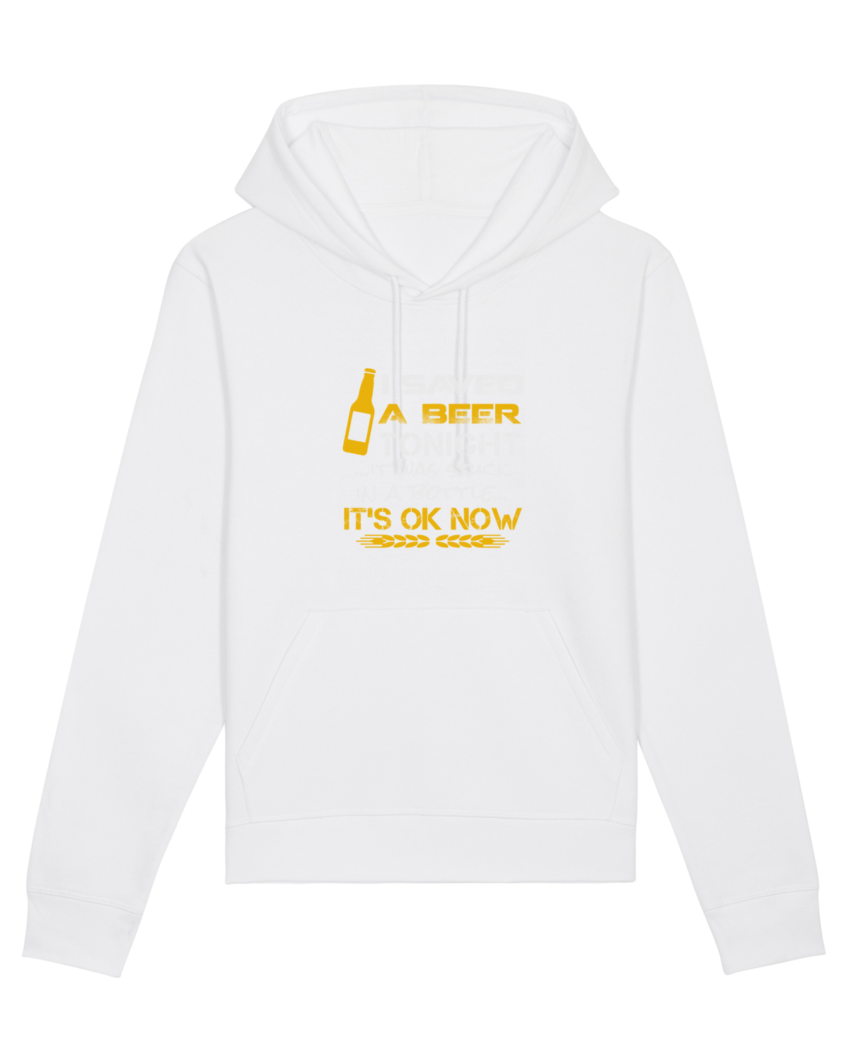 Hanorac Unisex Drummer White