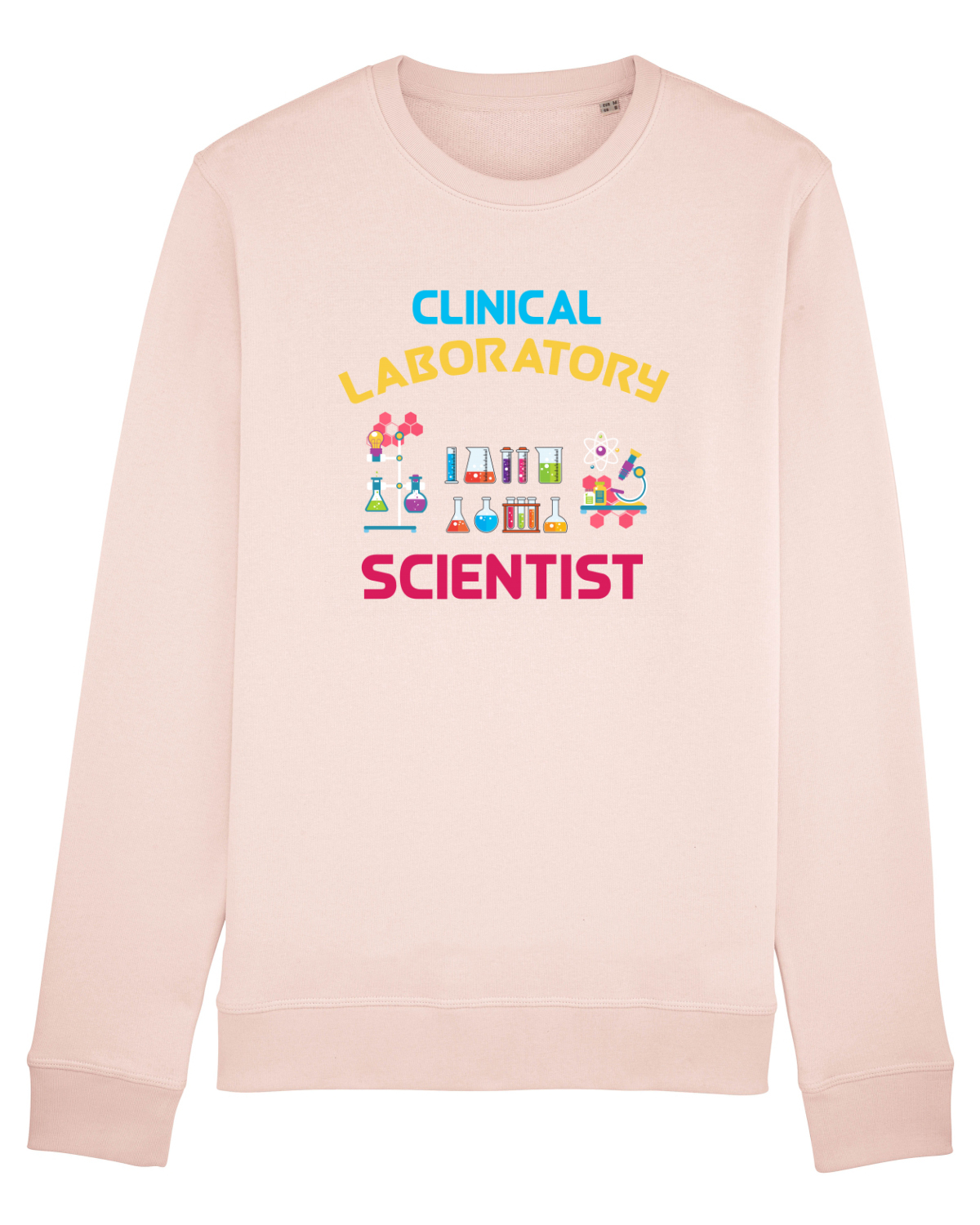 Bluză mânecă lungă Unisex Rise Candy Pink
