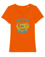 SEWING Tricou mânecă scurtă guler larg fitted Damă Expresser