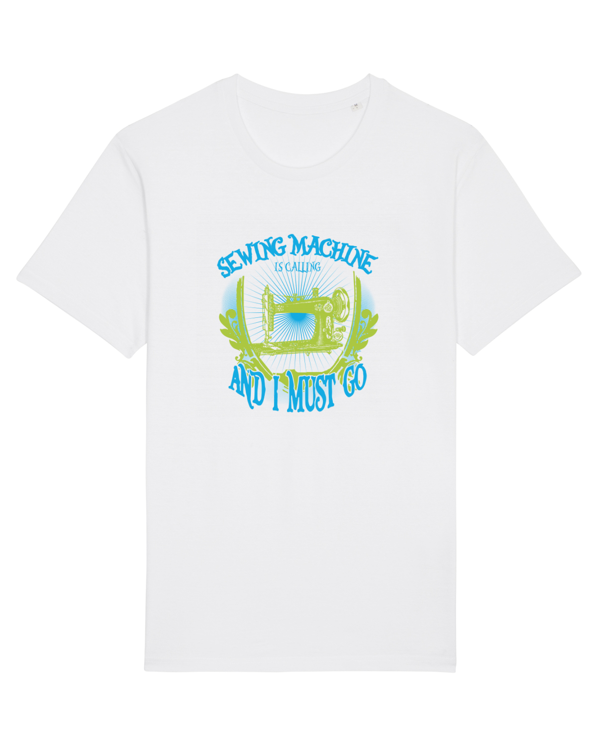 Tricou mânecă scurtă Unisex Rocker White