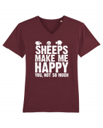 SHEEPS Tricou mânecă scurtă guler V Bărbat Presenter