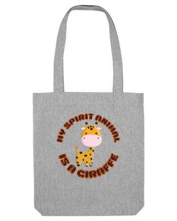 Kawaii Giraffe  Heather Grey