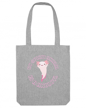 Kawaii Axolotl Heather Grey