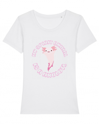 Kawaii Axolotl White