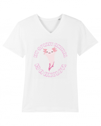 Kawaii Axolotl White