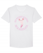 Kawaii Axolotl Tricou mânecă scurtă guler larg Bărbat Skater