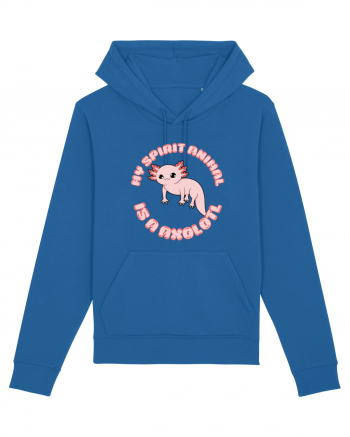 Kawaii Axolotl Royal Blue