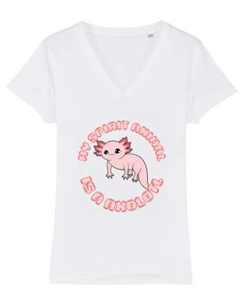 Kawaii Axolotl White