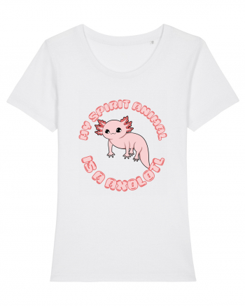 Kawaii Axolotl White