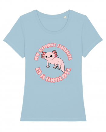 Kawaii Axolotl Sky Blue