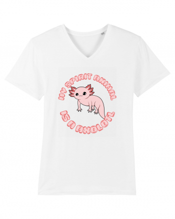 Kawaii Axolotl White