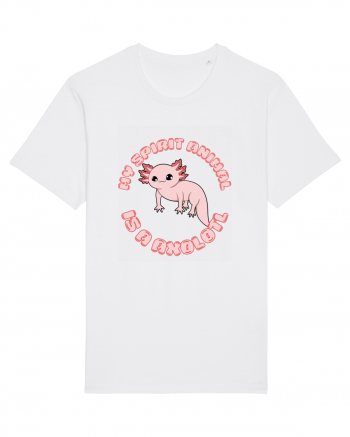 Kawaii Axolotl White