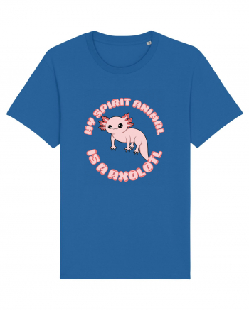 Kawaii Axolotl Royal Blue