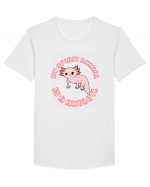 Kawaii Axolotl Tricou mânecă scurtă guler larg Bărbat Skater