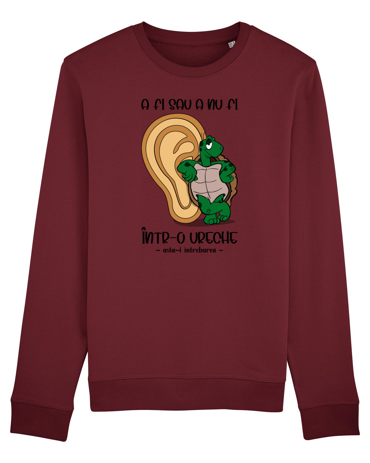 Bluză mânecă lungă Unisex Rise Burgundy