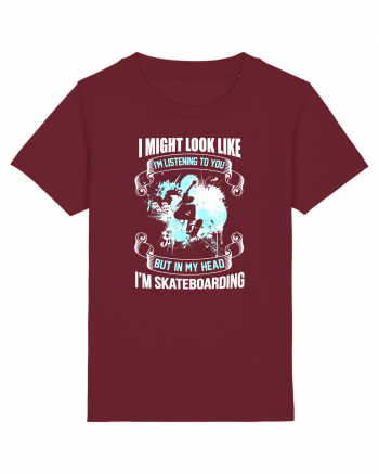 SKATEBOARDING Burgundy