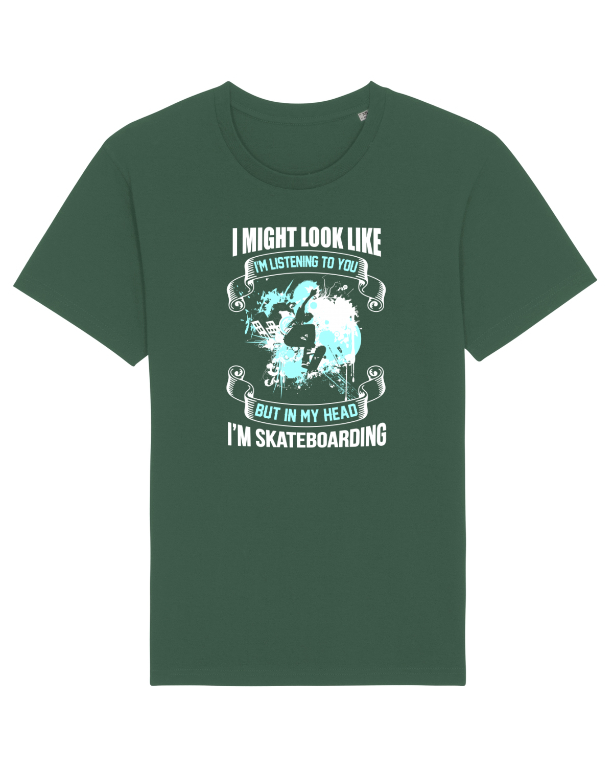 Tricou mânecă scurtă Unisex Rocker Bottle Green