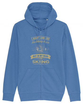 SKIING Bright Blue