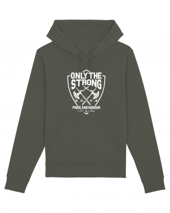 Only The Strong Axe White Khaki