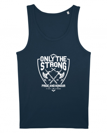 Only The Strong Axe White Navy