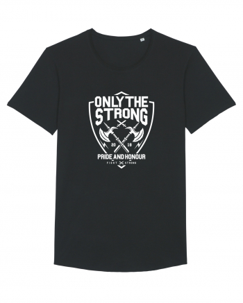 Only The Strong Axe White Black