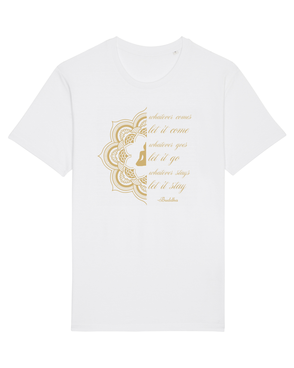 Tricou mânecă scurtă Unisex Rocker White
