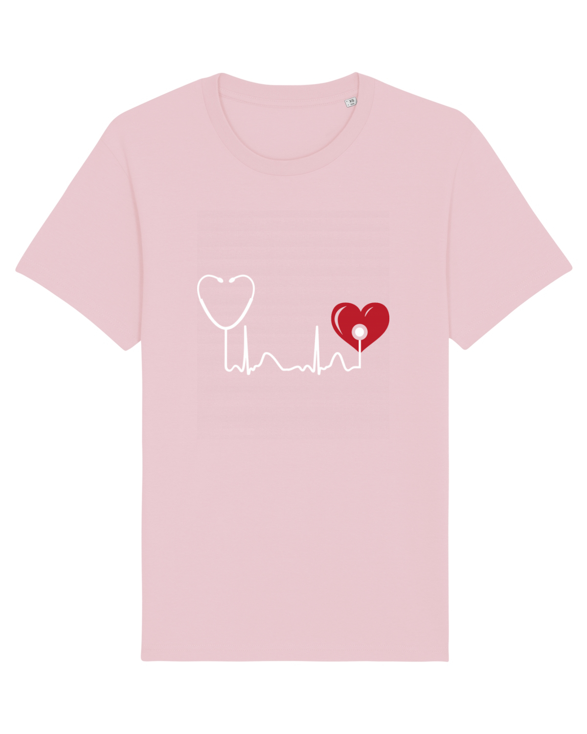 Tricou mânecă scurtă Unisex Rocker Cotton Pink